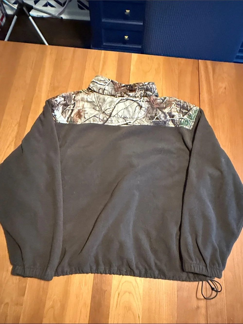 Realtree Brown Fleece Jacket with Camo Yoke